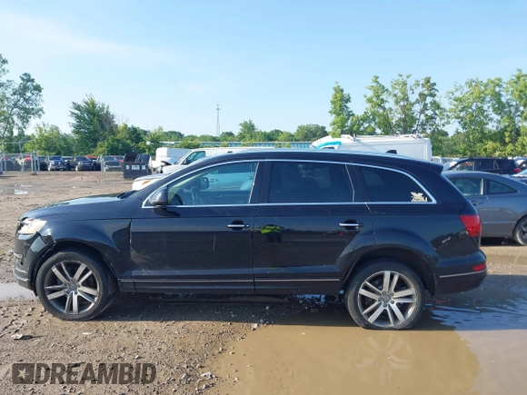 2012 Audi Q7 Premium Plus with VIN WA1LMAFE5CD007270, listed as a IAAI auction lot 42553924 with 187,890 mi miles and . Bid and sale history available at DreamBid. Image 14.