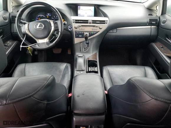 2013 Lexus RX 450h with VIN JTJBC1BA2D2058453, listed as a Copart auction lot 85990504 with 157,105 mi miles and Salvage Title. Bid and sale history available at carsss.com. Image 8.