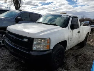 2007 Chevrolet Silverado 1500 Work Truck with VIN 1GCEC14C27E529602, listed as a Copart auction lot 48211635 with 329,917 mi miles and Salvage Title. Bid and sale history available at carsss.com. Image 1.