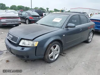 2003 Audi A4 3.0L with VIN WAULT68EX3A140754, listed as a IAAI auction lot 41899449 with 73,368 mi miles. Bid and sale history available at carsss.com. Image 2.