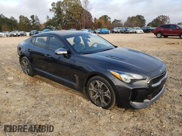 2020 Kia Stinger GT-Line with VIN KNAE15LA7L6076947, listed as a Copart auction lot 78485194 with 34,053 mi miles and Salvage Title. Bid and sale history available at DreamBid. Image 4.
