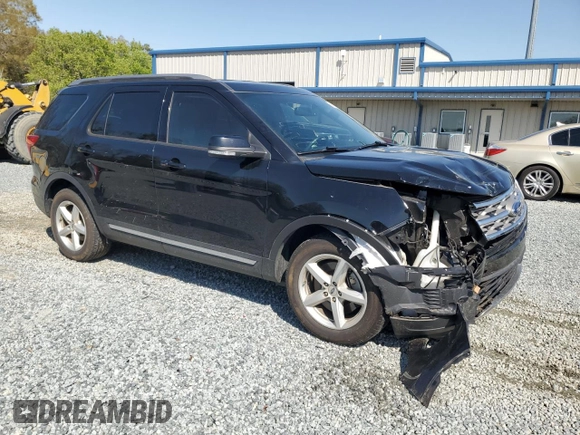 2018 Ford Explorer XLT with VIN 1FM5K7DH8JGC02629, listed as a Copart auction lot 50607615 with 71,018 mi miles and Salvage Title. Bid and sale history available at DreamBid. Image 4.