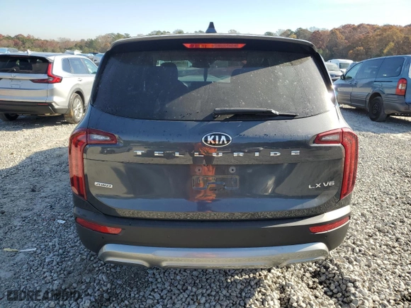 2020 Kia Telluride LX with VIN 5XYP2DHC0LG012727, listed as a Copart auction lot 83463644 with NaN miles and Salvage Title. Bid and sale history available at carsss.com. Image 6.