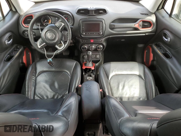 2016 Jeep Renegade Trailhawk with VIN ZACCJBCT8GPC81626, listed as a Copart auction lot 54949065 with 99,440 mi miles and Clean title. Bid and sale history available at DreamBid. Image 8.