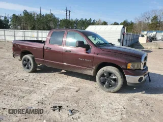 2005 Dodge 1500 SLT with VIN 1D7HA18D45J544330, listed as a Copart auction lot 50038735 with 189,333 mi miles and Salvage Title. Bid and sale history available at DreamBid. Image 4.