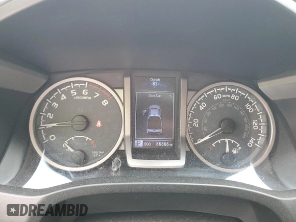 2018 Toyota Tacoma SR5 с VIN 5TFAZ5CN3JX071474, выставлен на аукционе Copart как лот 54677335 с пробегом 86 866 миль миль и Списание • Salvage title. История ставок и продаж доступна на DreamBid. Изображение 9.