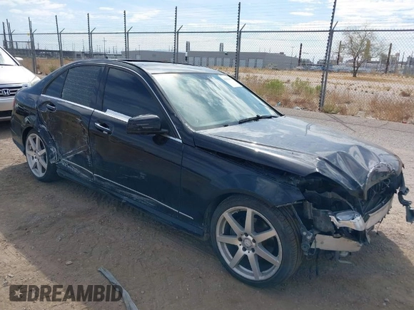 2012 Mercedes-Benz C-Class C 300 Sport with VIN WDDGF8BB7CA718546, listed as a IAAI auction lot 41901351 with 218,830 mi miles. Bid and sale history available at carsss.com. Image 1.