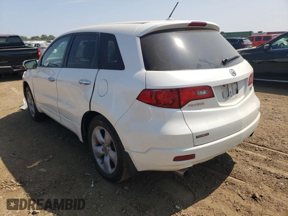 2007 Acura RDX with VIN 5J8TB18267A021394, listed as a Copart auction lot 68738634 with 100,132 mi miles and Salvage Title. Bid and sale history available at carsss.com. Image 2.