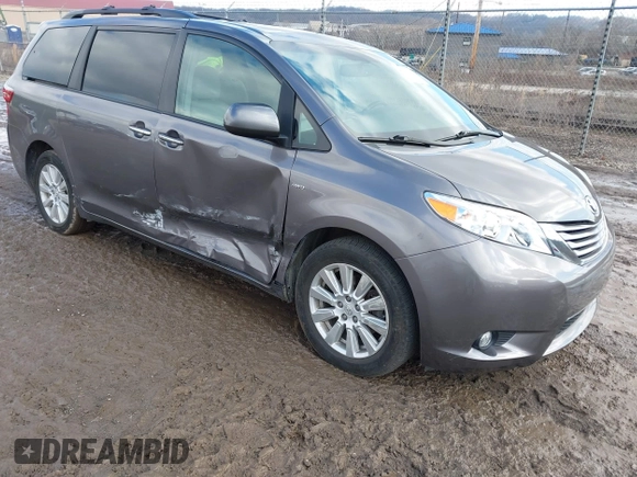 2017 Toyota Sienna XLE with VIN 5TDDZ3DC7HS157241, listed as a IAAI auction lot 41530337 with 87,448 mi miles and . Bid and sale history available at DreamBid. Image 1.