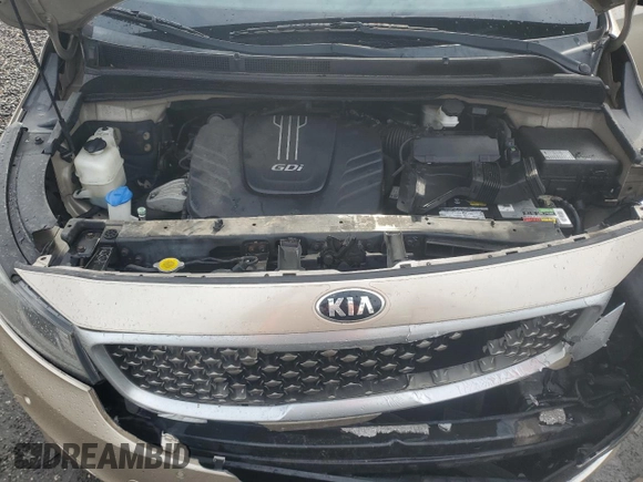 2015 Kia Sedona SX-L with VIN KNDME5C12F6031793, listed as a Copart auction lot 43320815 with 152,432 mi miles and Salvage Title. Bid and sale history available at DreamBid. Image 12.