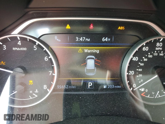2018 Nissan Murano SV with VIN 5N1AZ2MH3JN111681, listed as a Copart auction lot 56239725 with 95,652 mi miles and Salvage title. Bid and sale history available at DreamBid. Image 9.