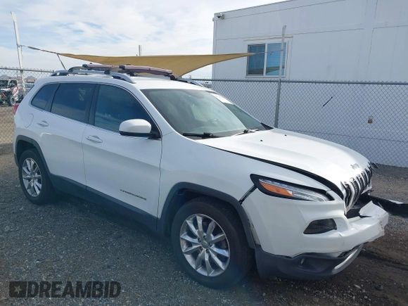 2017 Jeep Cherokee Limited z VIN 1C4PJMDB6HW555493, wystawiony jako IAAI lot #41799350 z przebiegiem 92 591 mil mil oraz . Historia ofert i sprzedaży dostępna na DreamBid. Obrazek 1.