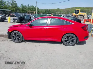 2021 Honda Civic Sport with VIN 2HGFC2F84MH536320, listed as a IAAI auction lot 42145631 with 50,664 mi miles and . Bid and sale history available at DreamBid. Image 15.