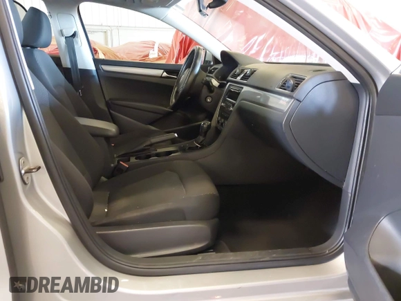 2013 Volkswagen Passat S with VIN 1VWAP7A38DC014523, listed as a IAAI auction lot 42239027 with 116,766 mi miles and . Bid and sale history available at DreamBid. Image 5.