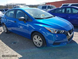 2021 Nissan Versa S with VIN 3N1CN8DV8ML868519, listed as a IAAI auction lot 41790460 with 27,180 mi miles. Bid and sale history available at carsss.com. Image 1.