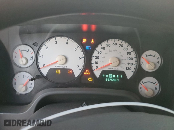2009 Dodge Ram 2500 ST with VIN 3D7KR28T79G532644, listed as a Copart auction lot 46374275 with 269,267 mi miles and Clean Title. Bid and sale history available at carsss.com. Image 9.