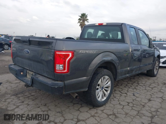 2016 Ford F-150 XL with VIN 1FTEX1CP0GKE47040, listed as a IAAI auction lot 41777463 with 169,579 mi miles and . Bid and sale history available at carsss.com. Image 4.