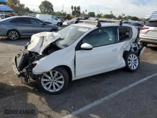 2010 Volkswagen Golf with VIN WVWBB7AJ8AW256050, listed as a Copart auction lot 82827394 with 0 mi miles and Salvage Title. Bid and sale history available at carsss.com. Image 1.