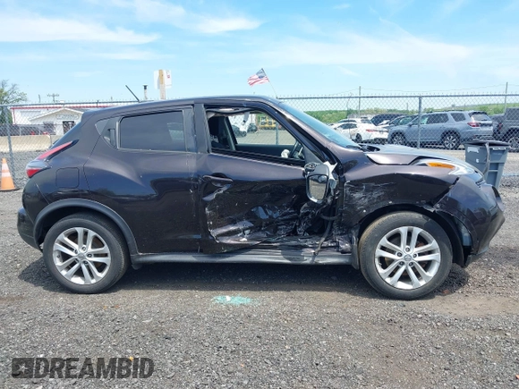 2015 Nissan Juke SV with VIN JN8AF5MVXFT550503, listed as a IAAI auction lot 42245020 with 112,957 mi miles and . Bid and sale history available at DreamBid. Image 13.