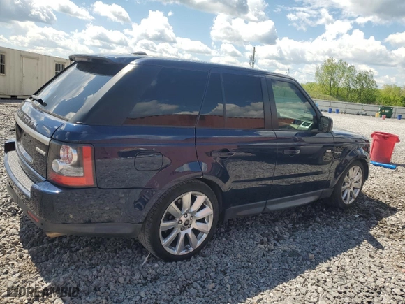 2013 Land Rover Range Rover Sport HSE LUX with VIN SALSK2D49DA785042, listed as a Copart auction lot 52743615 with 139,186 mi miles and Clean Title. Bid and sale history available at carsss.com. Image 3.