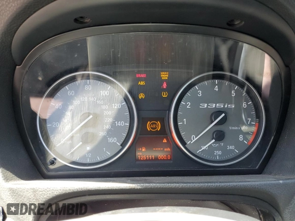 2011 BMW 3 Series 335is with VIN WBAKG1C58BE617912, listed as a Copart auction lot 55676865 with Not provided miles and Salvage title. Bid and sale history available at DreamBid. Image 9.