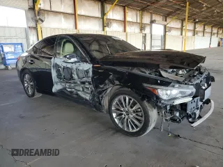 2019 Infiniti Q50 3.0t LUXE with VIN JN1EV7APXKM513587, listed as a Copart auction lot 77808874 with 71,729 mi miles and Clean Title. Bid and sale history available at carsss.com. Image 4.