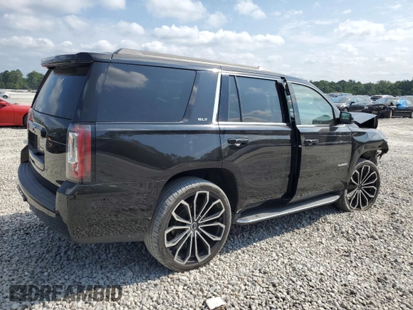2015 GMC Yukon SLT with VIN 1GKS2BKC2FR666386, listed as a Copart auction lot 68471204 with 154,041 mi miles and Salvage Title. Bid and sale history available at carsss.com. Image 3.