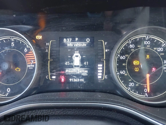 2019 Jeep Cherokee Latitude with VIN 1C4PJLCB2KD474165, listed as a IAAI auction lot 42100594 with 91,363 mi miles and . Bid and sale history available at DreamBid. Image 7.