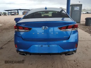 2018 Hyundai Sonata Sport with VIN 5NPE34AFXJH639031, listed as a Copart auction lot 53173295 with 39,727 mi miles and Salvage Title. Bid and sale history available at DreamBid. Image 6.