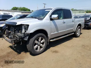 2008 Nissan Titan XE z VIN 1N6AA07C98N358372, wystawiony jako Copart lot #59649854 z przebiegiem 162 137 mil mil oraz Szkoda całkowita • Salvage title. Historia ofert i sprzedaży dostępna na DreamBid. Obrazek 1.