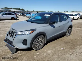 2023 Nissan Kicks SV with VIN 3N1CP5CVXPL519716, listed as a Copart auction lot 46355125 with 13,317 mi miles and Salvage Title. Bid and sale history available at carsss.com. Image 1.