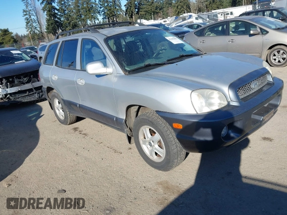 2002 Hyundai Santa Fe GLS with VIN KM8SC73D52U303824, listed as a IAAI auction lot 41442083 with 171,048 mi miles. Bid and sale history available at carsss.com. Image 1.
