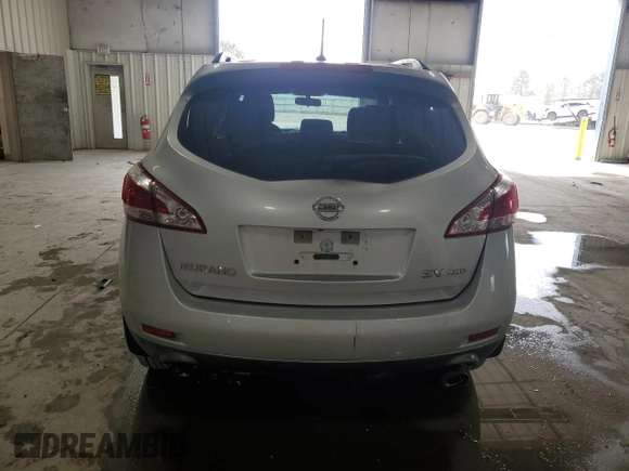 2012 Nissan Murano SV with VIN JN8AZ1MW7CW221292, listed as a Copart auction lot 54353965 with 128,526 mi miles and Salvage Title. Bid and sale history available at carsss.com. Image 6.