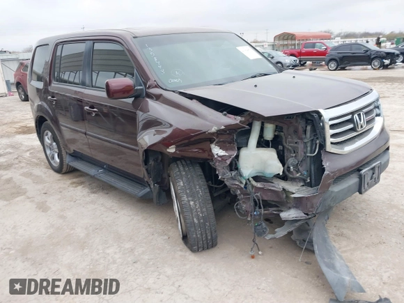 2012 Honda Pilot EX-L with VIN 5FNYF3H56CB018706, listed as a IAAI auction lot 41694870 with 243,284 mi miles. Bid and sale history available at carsss.com. Image 1.