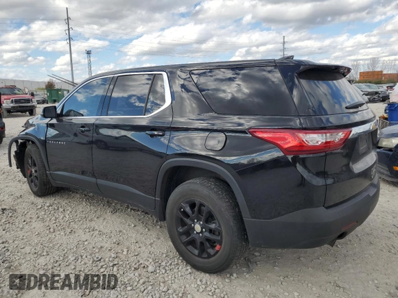 2018 Chevrolet Traverse LS with VIN 1GNEVFKW4JJ185006, listed as a Copart auction lot 79370644 with 165,143 mi miles and Salvage Title. Bid and sale history available at carsss.com. Image 2.
