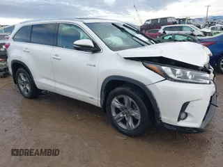 2018 Toyota Highlander Hybrid Limited with VIN 5TDDGRFH5JS047635, listed as a IAAI auction lot 41151301 with Not provided miles and . Bid and sale history available at DreamBid. Image 1.