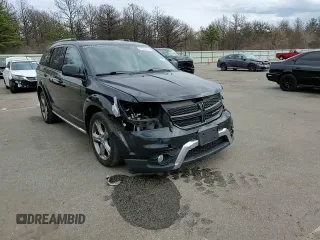 2017 Dodge Journey Crossroad Plus with VIN 3C4PDDGGXHT578201, listed as a Copart auction lot 47248924 with 81,357 mi miles and Salvage title. Bid and sale history available at DreamBid. Image 11.