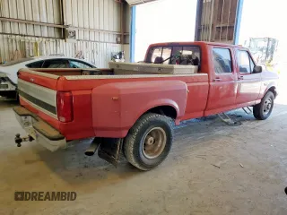 1995 Ford F-350 with VIN 1FTJW35F5SEA46141, listed as a Copart auction lot 63977585 with 386,819 mi miles and Salvage title. Bid and sale history available at DreamBid. Image 3.