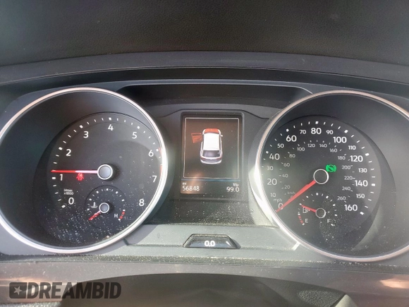2021 Volkswagen Tiguan SE with VIN 3VV2B7AX6MM051899, listed as a Copart auction lot 62870765 with 56,848 mi miles and Clean title. Bid and sale history available at DreamBid. Image 9.