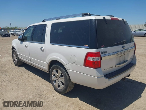 2016 Ford Expedition Max Platinum z VIN 1FMJK1LT6GEF29083, wystawiony jako IAAI lot #41932234 z przebiegiem 181 953 mil mil oraz . Historia ofert i sprzedaży dostępna na DreamBid. Obrazek 3.