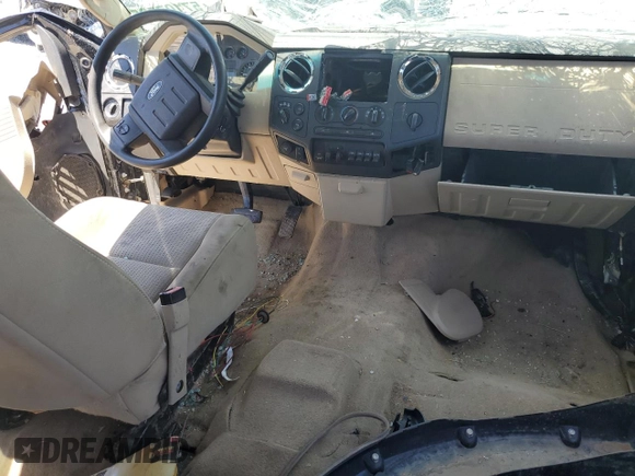 2008 Ford F-350 XL with VIN 1FTWW31R18ED24242, listed as a Copart auction lot 57107735 with Not provided miles and Salvage title. Bid and sale history available at DreamBid. Image 8.