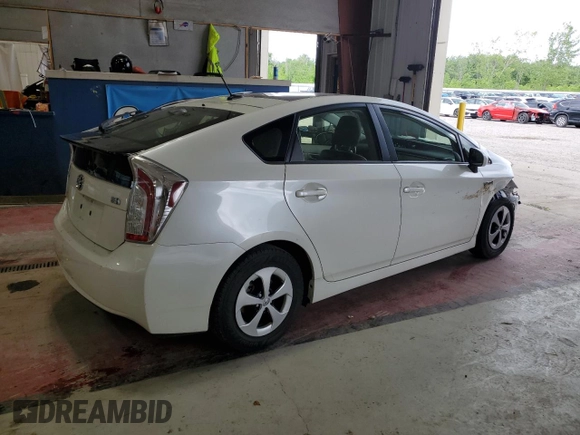 2015 Toyota Prius Four с VIN JTDKN3DU5F1889664, выставлен на аукционе Copart как лот 61120175 с пробегом 55 672 миль миль и Списание • Salvage title. История ставок и продаж доступна на DreamBid. Изображение 3.
