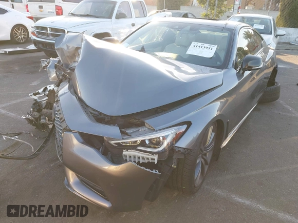 2021 Infiniti Q60 Red Sport 400 с VIN JN1FV7LK5MM530208, выставлен на аукционе IAAI как лот 41413951 с пробегом 51 895 миль миль и . История ставок и продаж доступна на DreamBid. Изображение 17.