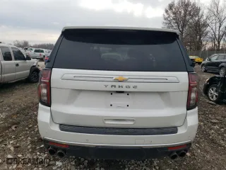 2021 Chevrolet Tahoe High Country with VIN 1GNSKTKL6MR394950, listed as a Copart auction lot 83181434 with 57,761 mi miles and Salvage Title. Bid and sale history available at carsss.com. Image 6.