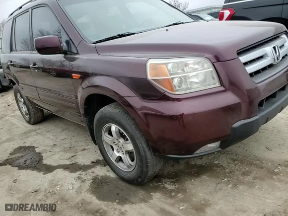 2007 Honda Pilot EX-L with VIN 2HKYF18757H503917, listed as a Copart auction lot 47623645 with 308,568 mi miles and Salvage Title. Bid and sale history available at carsss.com. Image 12.