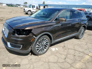 2020 Lincoln Nautilus Reserve with VIN 2LMPJ8K97LBL22319, listed as a Copart auction lot 50528965 with 24,208 mi miles and Salvage Title. Bid and sale history available at carsss.com. Image 1.