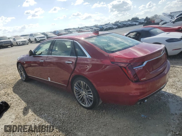 2019 Cadillac CT6 Platinum AWD with VIN 1G6KV5RJ6KU144153, listed as a Copart auction lot 76791024 with 32,818 mi miles and Non repairable. Bid and sale history available at DreamBid. Image 2.