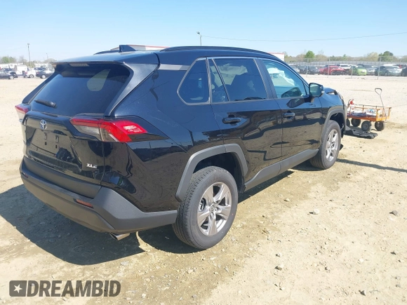 2023 Toyota RAV4 XLE with VIN 2T3W1RFV4PC237032, listed as a IAAI auction lot 41905673 with 13,733 mi miles. Bid and sale history available at carsss.com. Image 4.