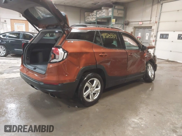 2019 GMC Terrain SLE z VIN 3GKALTEX0KL234782, wystawiony jako IAAI lot #41924354 z przebiegiem 128 732 mil mil oraz . Historia ofert i sprzedaży dostępna na DreamBid. Obrazek 4.