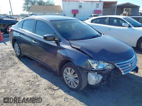 2013 Nissan Sentra SV with VIN 3N1AB7AP6DL707215, listed as a IAAI auction lot 41684144 with 130,726 mi miles and . Bid and sale history available at DreamBid. Image 1.